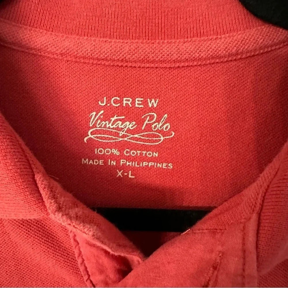 J. Crew Vintage Polo Men's Short Sleeve Cotton Size XL GUC - Picture 3 of 7